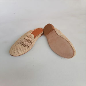 Sandalias y Zapatillas de Rafia Hechas a Mano en Marruecos, Económicas y Ecológicas, Calzado Tejido para Hombre y Mujer, Venta al Por Mayor Directa de Fábrica - Product Image 1
