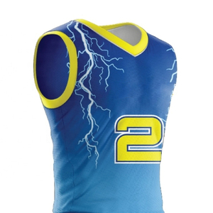 Ensemble d'uniformes de basketball personnalisés, respirant, antibactérien, séchage rapide, protection UV, jersey d'équipe en polyester, taille plus, OEM, toutes saisons - Product Image 4