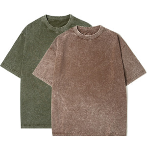 เสื้อยืดผ้าซักกรดสำหรับผู้ชายผ้าคอตตอน100% แห้งเร็วระบายอากาศได้ดีมีขนาดและสีปรับแต่งได้ - Product Image 1