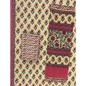 Unstitched Mulmul Dupatta Shekhawati <b>Block</b> <b>Printed</b> Pakistani Dress Salwar Kameez Choli Lehenga Choli Suit - Product Image 1