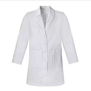 Transpirable personalizado al por mayor Hospital médico laboratorio médico abrigos uniforme médicos masculinos bata blanca hombres laboratorio servicio OEM - Product Image 5