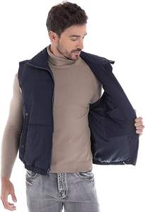 Venta Directa de Fábrica, Chaleco de Invierno para Hombre, Informal, de Alta Calidad, Transpirable, Personalizado, 100% Poliéster, 220g, Superventas - Product Image 3