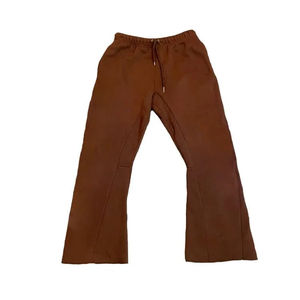 Pantalons de survêtement surdimensionnés à lavage acide pour hommes, style streetwear OEM, poids lourd, personnalisés, amples, en coton French Terry, larges - Product Image 6