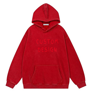 Sweat-shirt à capuche vintage délavé pour homme, coupe oversize, qualité supérieure, en molleton 100 % coton, imperméable, respirant et à séchage rapide - Product Image 5