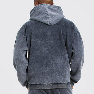 Venta al por mayor de alta calidad para hombre Heavy Vintage Wash Pullover Hoodie Oversized Plain Custom Made 100% algodón Sudadera con capucha - Product Image 2