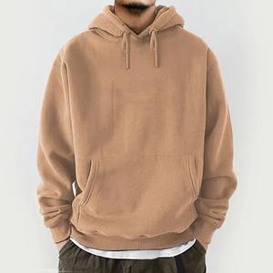 Sudadera con capucha y cremallera de felpa francesa gruesa, personalizada, de gran tamaño, superventas, esencial para el invierno, con bordado en relieve - Product Image 3