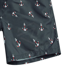 Pantalones cortos de calidad superior con logotipo personalizado al por mayor, pantalones cortos de algodón y poliéster de verano a bajo precio de Pakistán, pantalones cortos de baño a la moda para hombre - Product Image 6