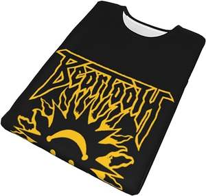 Camiseta de material de algodón 100% con diseño estampado de peso pesado de corte regular, camiseta ajustada para hombre, camiseta informal para hombre - Product Image 4