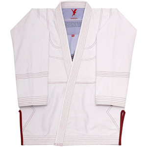 สีที่กำหนดเองและการออกแบบศิลปะการต่อสู้ Gi ผ้าฝ้าย100% สานมุกยูโด BJJ Gi ชุดยูโดเครื่องแบบที่มีการระเหิดที่กำหนดเอง - Product Image 2