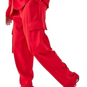 กางเกงคาร์โก้ผู้ชายผ้าฝ้าย 100% น้ำหนักเบา ทรงหลวม ไซส์ใหญ่ ทรงปกติ สีตามสั่ง ระบายอากาศได้ดี ดีไซน์คุณภาพสูง - Product Image 6