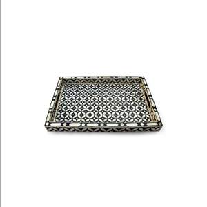 ถาดเสิร์ฟแบบฝังของโรงแรมถาดเสิร์ฟแบบแฮนด์เมดถาดรองกระดูกหรูหราสำหรับใส่ในรอมฎอนอาหารเช้าอาหารผลไม้ชากาแฟ - Product Image 5