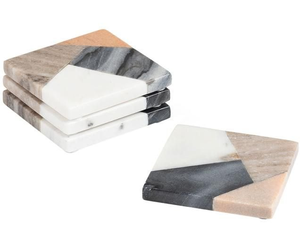 Dessous de verre en bois et marbre de la meilleure qualité Conception unique Utilisation de la cuisine Dessous de verre en bois de marbre créatif moderne à un prix raisonnable - Product Image 4