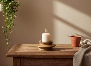 Ensemble de bougeoirs en bois de bambou durable de la meilleure qualité pour une conception de maison écologique et un produit vert disponible au meilleur prix - Product Image 5