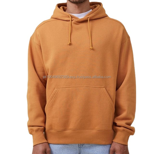 Sweats à capuche pour hommes 100% coton Mode et respirant Vêtements d'hiver Techniques de broderie et de teinture unie - Product Image 1