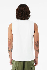 Débardeurs et t-shirts sans manches pour hommes BELLA + CANVAS pour la course à pied, débardeurs techniques de performance pour hommes, débardeurs Bella Canvas à dos nageur - Product Image 3