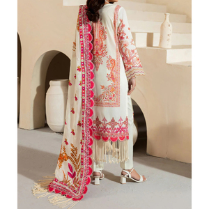 Vestido formal de último diseño para mujer hecho con tela suave transpirable mangas elegantes patrón moderno para una apariencia elegante - Product Image 4