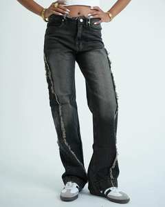 Pantalon en denim sur mesure 100% Jeans streetwear d'été de qualité supérieure Pantalon en denim Offre Spéciale - Product Image 4