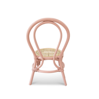 Chaise pour enfants en rotin en forme de L, artisanale, écologique, durable, design minimaliste, couleur personnalisée, taille personnalisée, Lavihex