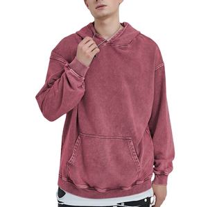 Sweat-shirt à capuche unisexe surdimensionné de haute qualité du fabricant, 100 % coton, 420 g, épais, chaud, délavé à l'acide - Product Image 3