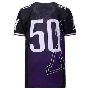 Uniforme de fútbol americano a precio de fábrica para adultos y niños Impresión de logotipo personalizado MOQ bajo 20 juegos de talla grande para deportes de verano - Product Image 2