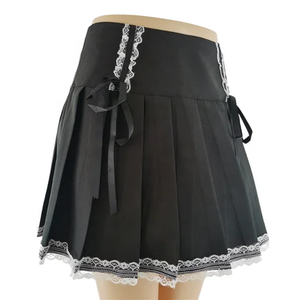 Jupe en cuir pour femmes de haute qualité avec ceinture brodée, bouton, design tendance léger, directement de l'usine, meilleur fournisseur, vente chaude - Product Image 3