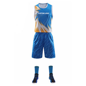 Los adultos usan ropa deportiva de buena calidad uniforme de baloncesto para hombres último diseño personalizado impreso uniforme de baloncesto - Product Image 1