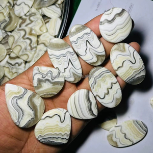 Cabujones de piedras preciosas sueltas de cuarzo jaspe de cebra hermosa Natural de alta calidad para la fabricación de colgantes de joyería curativa - Product Image 1