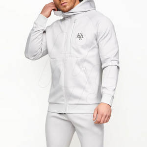 ชุดวอร์มออกกำลังกายผู้ชายดีไซน์ใหม่สำหรับฤดูหนาว ทรงเข้ารูป แขนยาว ระบายอากาศได้ดี น้ำหนักเบา ผลิตจากผ้าฟลีซ สำหรับวิ่งออกกำลังกาย โดยผลิตภัณฑ์ Huzaifa - Product Image 1