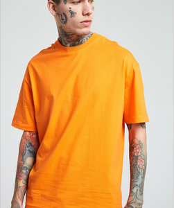 เสื้อยืดแขนสั้นทรงโอเวอร์ไซส์สำหรับผู้ชายเสื้อยืดผ้าเจอร์ซีย์พิมพ์ลายตามสั่งทำจากผ้าฝ้าย100% - Product Image 2