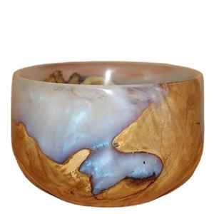 Premium Designer Resin Serving <b>Bowl</b> Modern <b>Bowl</b> With Natural Polish Modern Design <b>Large</b> Dough Serving <b>Bowl</b> for Home Hotel Use - Product Image 2