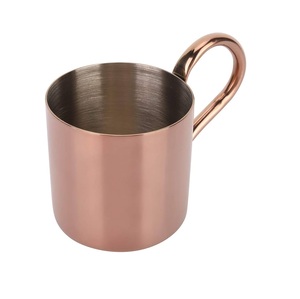 Smooth Pure Copper Moscow Mule Mug Made in India <b>Bulk</b> Quantity High Quality Vintage Modern Export Usage Home Hotel Restaurant - Product Image 1