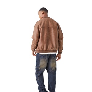 เสื้อแจ็คเก็ตแฟชั่นขายส่ง แบบสั่งทำพิเศษ ระบายอากาศได้ดี กันลม ทรงวาร์ซิตี้ ยาวพอดีตัว ใส่สบาย อุ่นสบาย เหมาะสำหรับฤดูหนาว - Product Image 3