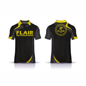 Gran oferta de algodón 100% para hombre, camiseta Polo personalizada de buena calidad, Color sólido, estilo informal, patrón, 180g, tela, peso frontal - Product Image 6