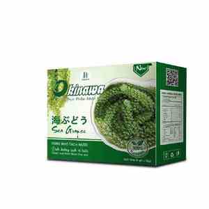 ชุดบรรจุภัณฑ์ซิป100กรัม5กล่อง OEM ODM องุ่นทะเลอบแห้งสไตล์โภชนาการขนมสาหร่ายเวียดนาม - Product Image 1