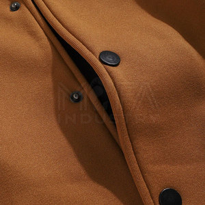 Stylish Men's 100% Cotton Custom Chenille <b>Patch</b> Letterman <b>Jacket</b> Stand Collar Winter Season Available for Bulk Orders Pakistan - Product Image 5