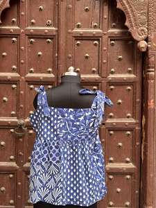 Fabricante Mayorista de Vestidos Largos de Algodón Hechos a Mano en India, sin Mangas, con Hombros Descubiertos, Ecológicos, con Bolsillos para Mujer, Coloridos - Product Image 4