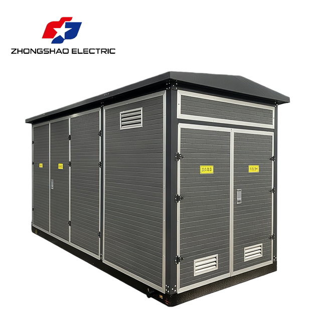 Box-Type Electric 10kv-40.5kv Customized Modular Smart Prefabricated Compact Substation Power Distribution 500KVA IP54/IP65
