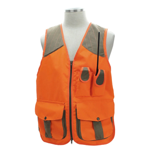 Gilet de chasse et de pêche imperméable respirant à coque souple, veste de travail en plein air à séchage rapide, fermeture éclair, multi-poches pour - Product Image 4