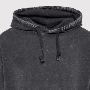 Sudadera con capucha y cremallera para hombre, 100% algodón, tejido de rizo francés, ecológica, transpirable, corte holgado, informal de otoño, con bolsillo - Product Image 6