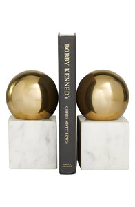 Designer Nordic Marble Bookends Handmade <b>Decorative</b> <b>Book</b> Stand Premium Stone Organizer Stylish Office Desk Library Wholesale - Product Image 5