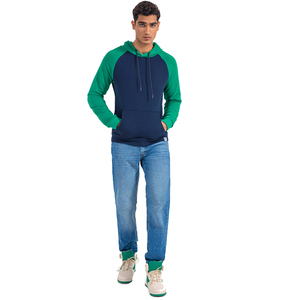 เสื้อฮู้ดสวมหัวชายเสื้อแบบลำลองผ้ายืดมีฮู้ดทรงพอดีตัวกระเป๋าด้านหน้าดีไซน์ปักสีสันสดใสสำหรับฤดูหนาว - Product Image 3