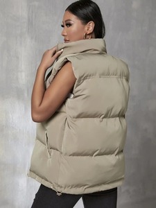 Chaleco acolchado sin mangas de alta calidad para mujer, ropa de calle de algodón y poliéster 100%, chaleco acolchado transpirable - Product Image 3