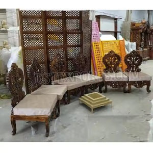 Sillas Mandap DE BODA indias rústicas y únicas Sillas Mandap elegantes fabricadas por DST EXPORTS Sillas de Ceremonia de matrimonio hindú - Product Image 1