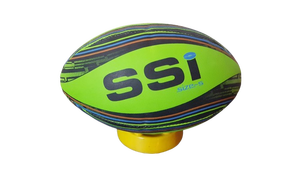 Ballon d'entraînement de rugby de haute qualité taille 5 avec conception cousue à la main durable super grip tous temps - Product Image 6