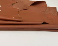Peau de mouton véritable personnalisée de haute qualité cache le vrai cuir de peau de mouton d'agneau grain supérieur de finition souple pour les vêtements