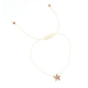Bracelet étoile en argent sterling 925 avec fil rose pour femme, idéal pour les occasions spéciales - Product Image 3