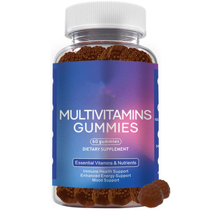 Gomitas de Frutas y Verduras Naturales ODM y OEM, 60 Unidades, Multivitamínicas, con Forma de Fruta Pelable - Product Image 2