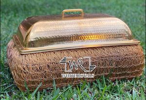 Réchauffeur de nourriture en acier avec couvercle, dernier modèle unique de fabrication personnelle, chauffe-plats à la cocotte traiteur de mariage du marché du Golfe du Moyen-Orient - Product Image 5