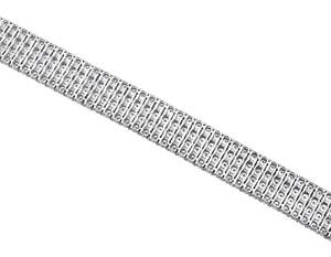 Classic Fully Iced Out Customizable Trendy <b>Bracelet</b> 10K White <b>Gold</b> Lab Grown Diamond Design for Men Luxury Gift Box - Product Image 4