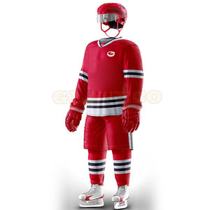 Uniforme de hockey sur glace professionnel, coupe ample, dernier design, haute qualité - Product Image 4